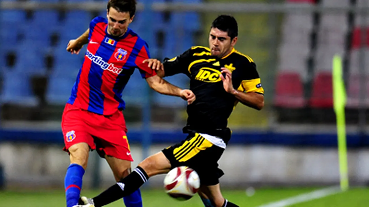 Steaua a remizat cu Şerif Tiraspol, scor 0-0, în Liga Europa