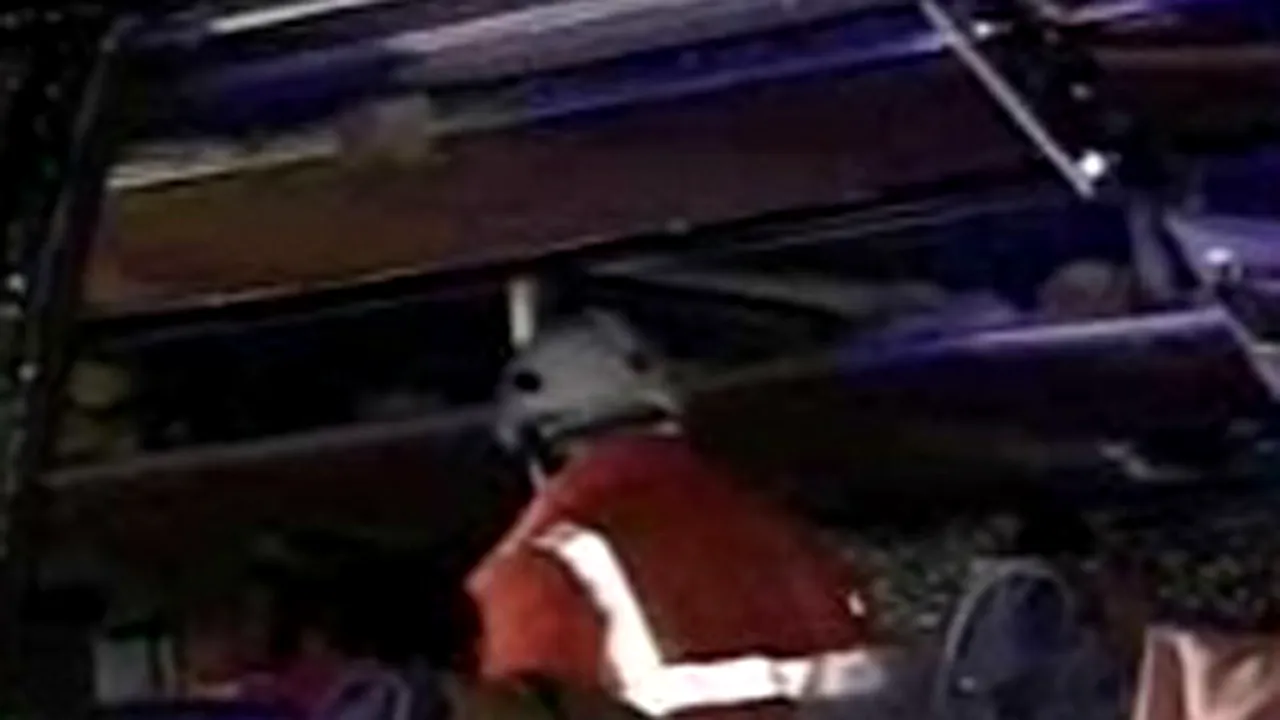 Sibiu: Doisprezece răniţi după ce un autocar a fost lovit de un tir (Video)