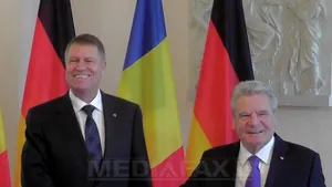 Preşedintele Germaniei, Joachim Gauck, în vizită de stat în România, se întâlneşte luni cu premierul şi cu preşedintele Iohannis