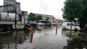 FOTO Investiţiile Apa Nova au permis evitarea inundării Capitalei cu peste 5 milioane mc de apă pluvială