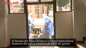 O gravidă din Vaslui, infectată cu noul coronavirus, a născut la Iaşi un bebeluş, prematur
 