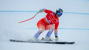 Schiorul elvețian Franjo Von Allmen câștigă prima medalie de aur de la Milano-Cortina 2026, la proba de coborâre din competiția de schi alpin