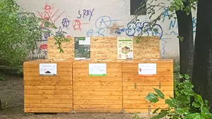 Premieră în Sectorul 2 din Bucureşti. În parcul Cinema Floreasca a apărut o staţie de compostare a deşeurilor