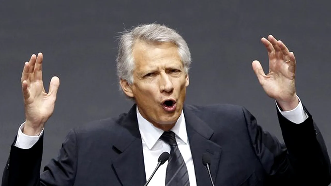 Fostul premier francez Dominique de Villepin, audiat într-o afacere de escrocherie