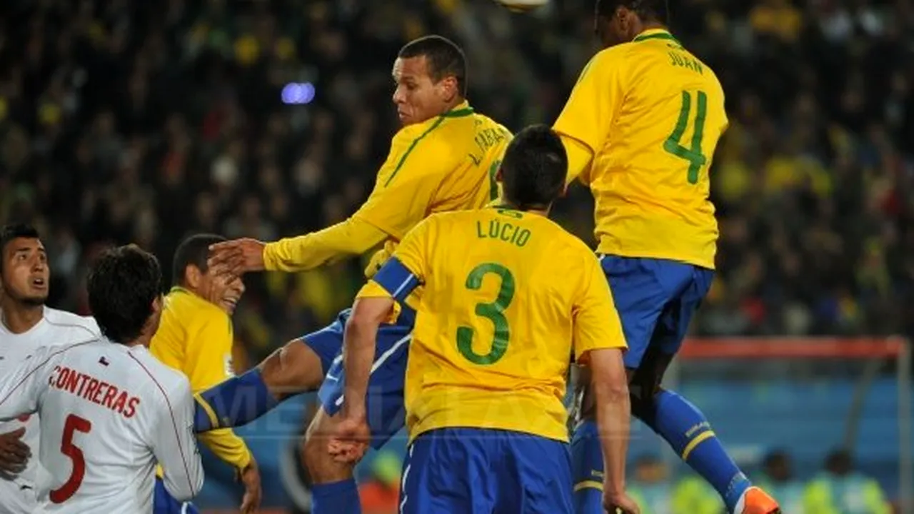 Brazilia a învins Chile cu 3-0 şi s-a calificat în sferturile Cupei Mondiale