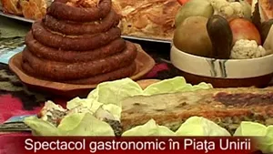 Spectacol gastronomic în Piaţa Unirii