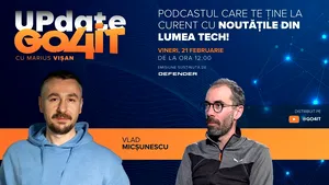Episodul 13 al podcastului „Update Go4it” îl are ca invitat pe Vlad Micşunescu