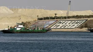 MOMENT ISTORIC: Egiptul a inaugurat segmente lărgite ale Canalului Suez - FOTO, VIDEO