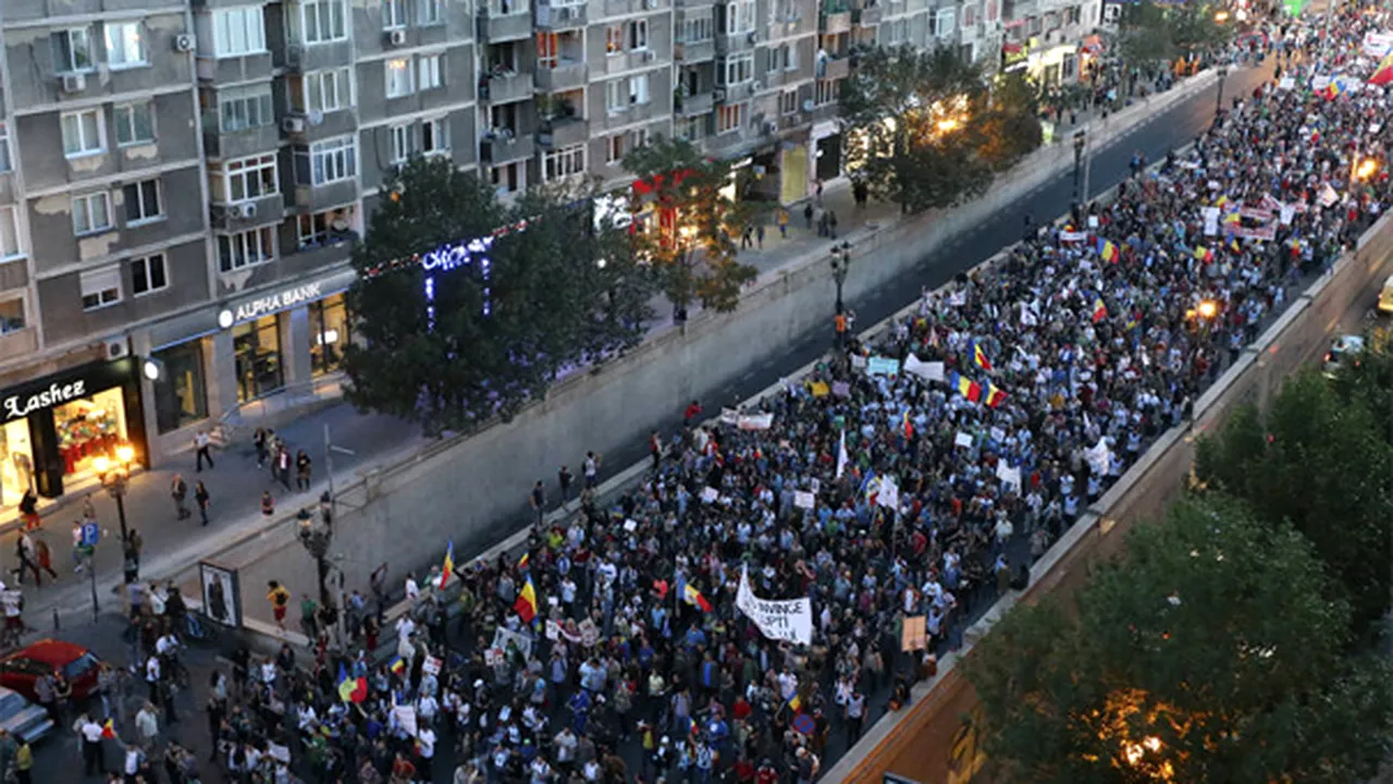 MEDIAFAX ZOOM: Protestele lunii septembrie - GALERIE FOTO