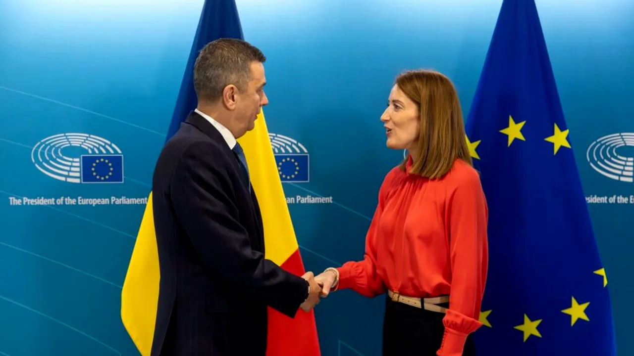 Sorin Grindeanu, la Bruxelles: Urmărim cu îngrijorare semnalele de apropiere dintre partidul premierului și George Simion / Mesajul Robertei Metsola
