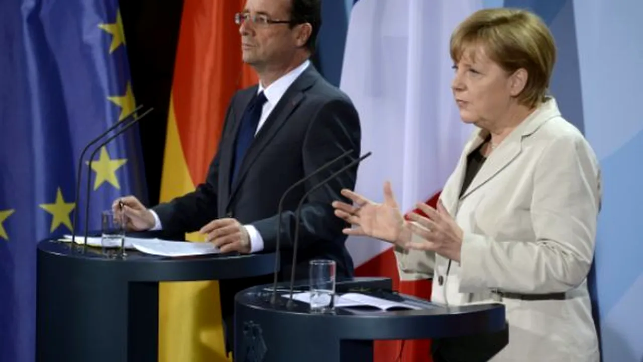 Angela Merkel şi Francois Hollande îşi doresc păstrarea Greciei în zona euro