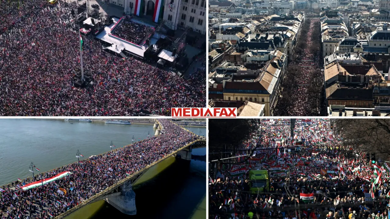 Péter Magyar (Tisza): “Unde este libertatea? Nu ne este frică! Alegerea este simplă: poți să fii prizonier sau poți să fii liber! Suntem maghiari în Europa”/ Viktor Orban (Fidesz): „Cine ar trebui să formeze un guvern, eu sau Zelenski?” Principalii competitori politici au organizat mitinguri uriașe la Budapesta, cu o lună înainte de alegeri