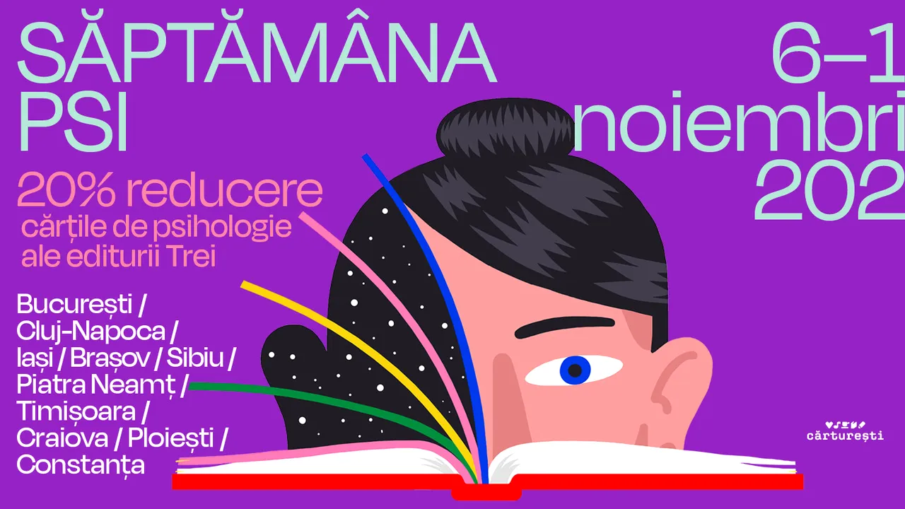 Săptămâna Psi” se întoarce în librăriile Cărtureşti