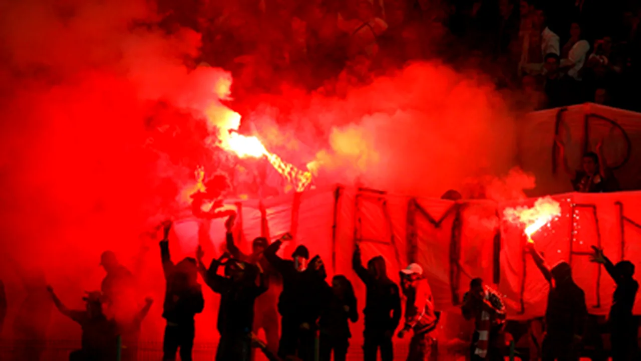 Galeria echipei Dinamo a fost evacuată de pe stadion
