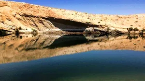 Lacul misterios din deşertul tunisian. Care sunt teoriile cercetătorilor - FOTO
