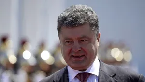 Petro Poroşenko salută o 