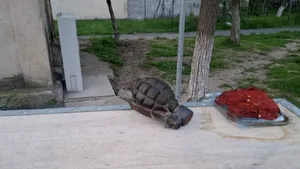 Grenadă descoperită pe un bulevard din Galați. ISU a intervenit de urgență