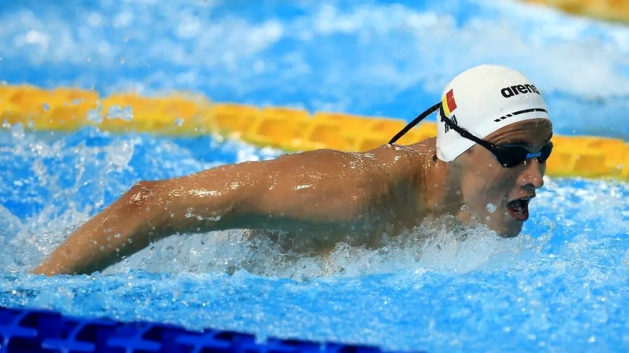 Vlad-Ștefan Mihalache se oprește în semifinalele probei de 50 m fluture, la Europenele de înot