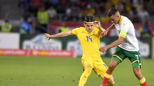 Echipa de start a României în meciul cu Liechtenstein. Ianis Hagi este în premieră căpitan de echipă