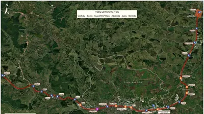 ECONOMIC Trenul metropolitan din Cluj prinde contur. Contract semnat pentru amenajarea a 23 de stații
