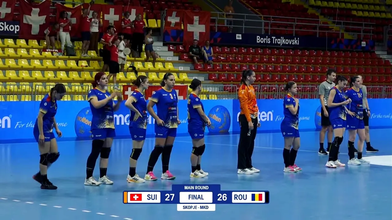 Naţionala feminină de handbal a României nu reuşeşte calificarea în sferturi la mondialul de tineret