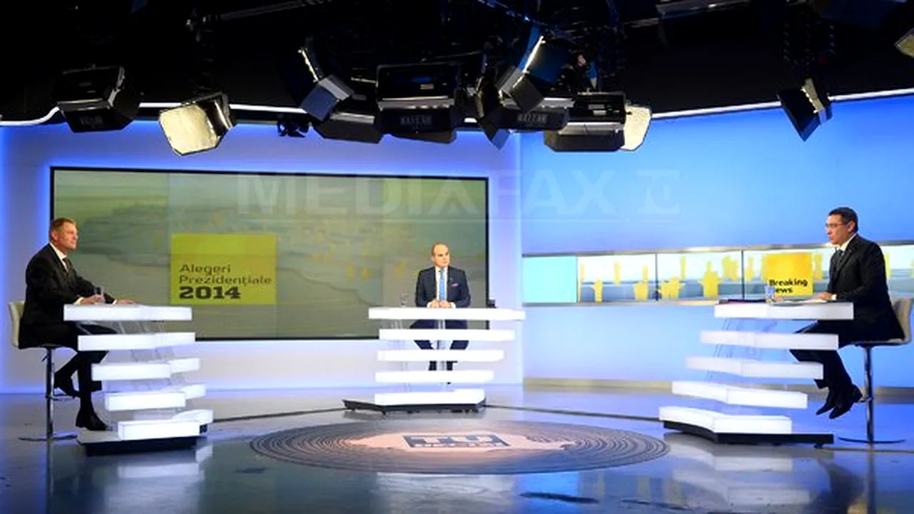 Finalul confruntării Iohannis-Ponta: Premierul, anunţat că rămâne în platou, Iohannis a obiectat