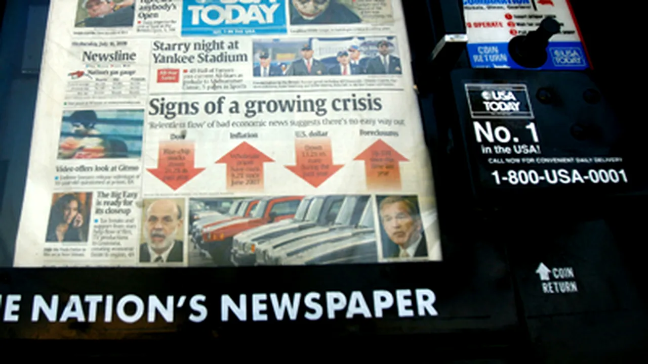 Gannett, cel mai mare grup de presă american, concediază peste 1.000 de angajaţi