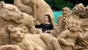 Animale rare sculptate în nisip, într-o expoziţie, la Moscova (Galerie Foto)