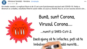 Video viral cu un medic român din Suedia care îi explică fiicei cum funcţionează vaccinul anti-COVID