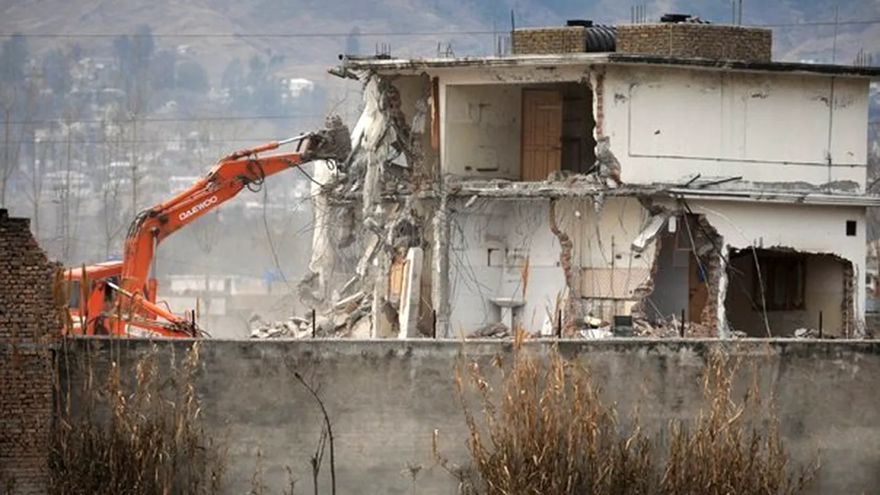 Vila lui Osama ben Laden din Abbottabad a fost demolată - FOTO