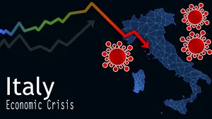 Italia a înregistrat o scădere economică de 8,8% în 2020