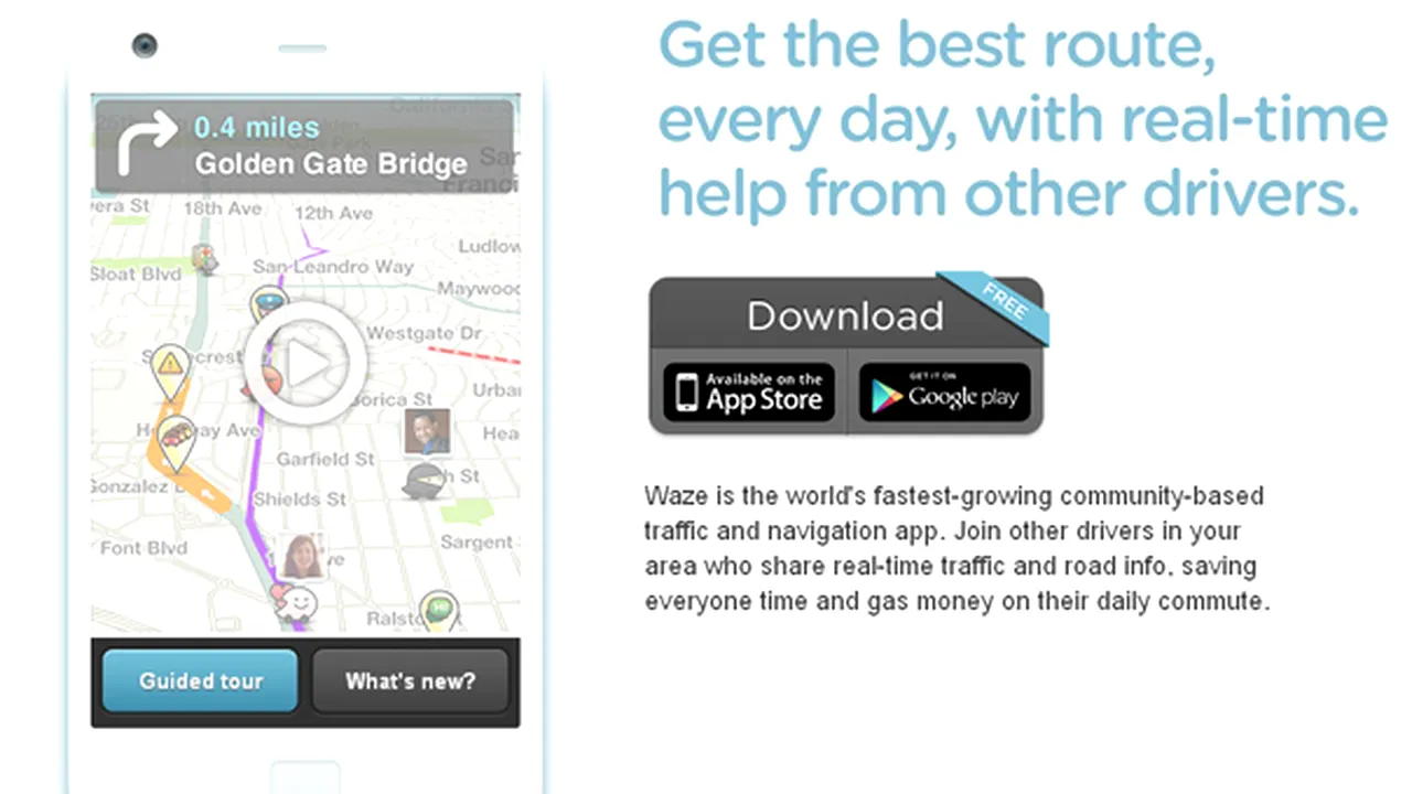 Google va prelua aplicaţia de navigaţie şi trafic Waze, pentru 1 miliard de dolari