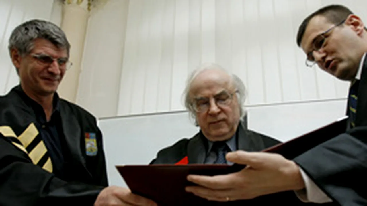 Norman Manea a primit titlul de Doctor Honoris Causa al Universităţii Bucureşti