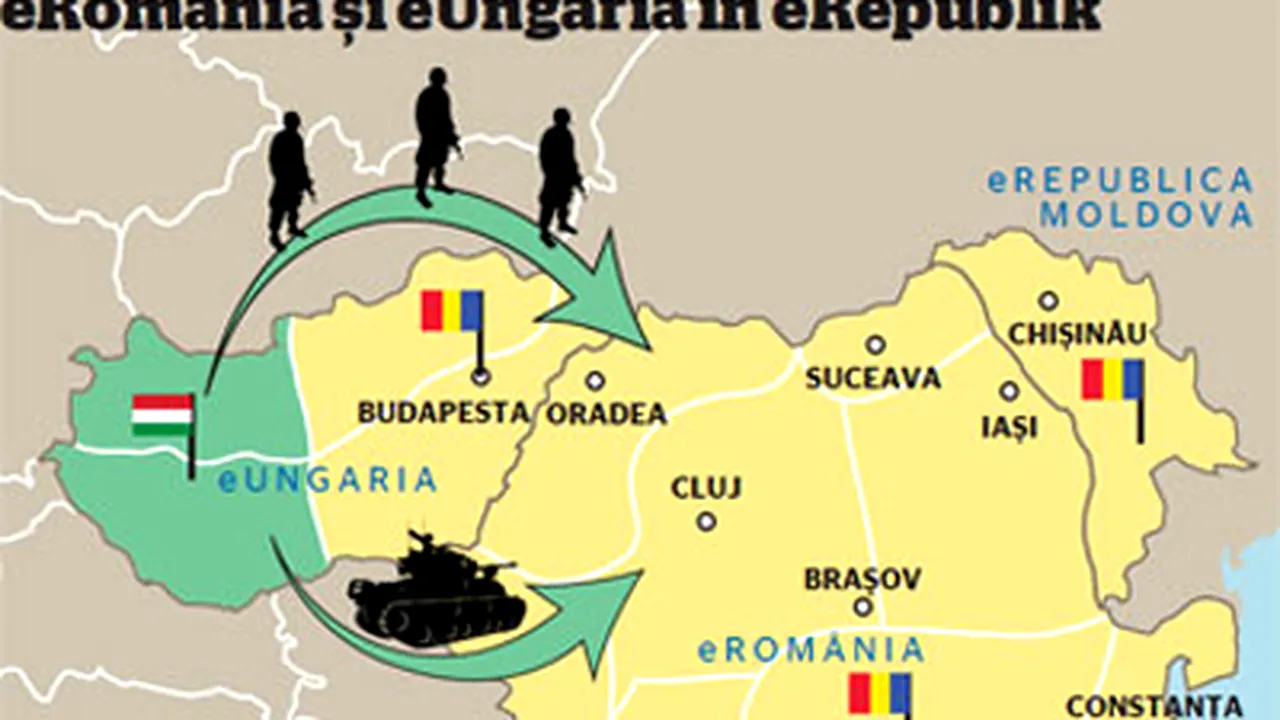 În eRepublik, România a ocupat Ungaria