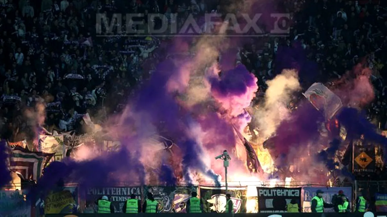 FC Timişoara, amendată de Jandarmerie cu 5.000 de lei