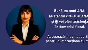 ANAF a lansat ANA, un asistent virtual pentru contribuabili. La ce întrebări poate răspunde acest instrument
