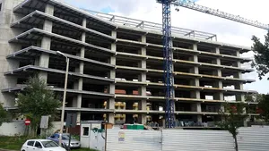 FOTO | Cum ar fi trebuit să arate cel mai modern cămin pentru studenţi din Timişoara, nefinalizat nici după 4 ani de la începerea lucrărilor