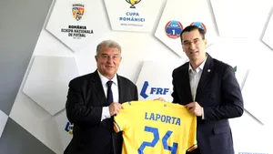 Joan Laporta, în vizită la FRF cu ocazia lansării Barca Academy în România