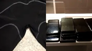 Român prins în Olanda cu 30 de telefoane mobile, furate, ascunse în şortul de ciclist. FOTO