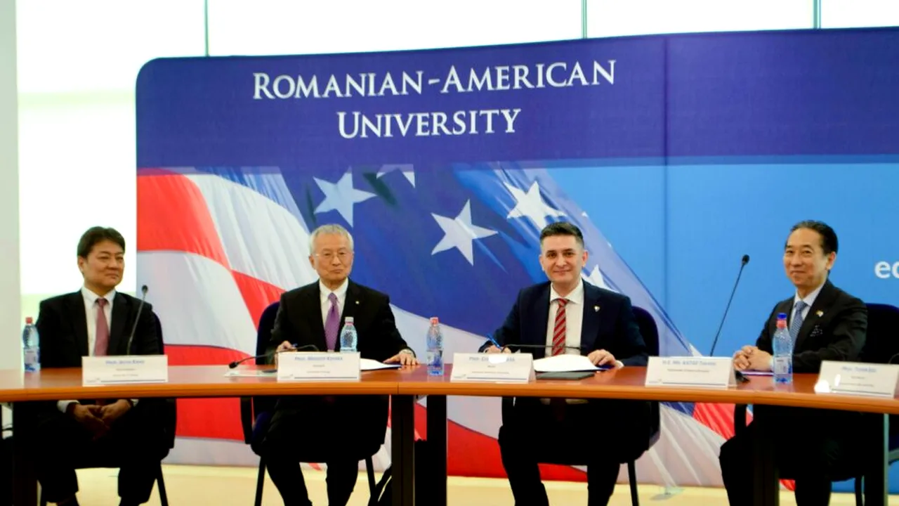 Premieră națională în învățământul superior: a fost lansat primul program de masterat cu dublă diplomă Japonia-România, la Universitatea Româno-Americană