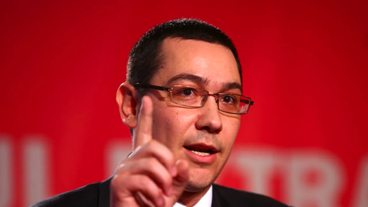 Ponta vrea înfiinţarea şi sprijinirea unor instituţii media cu viziune de stânga