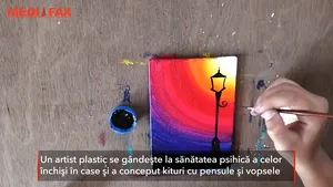 Terapia prin pictură, recomandată în perioada de izolare în casă