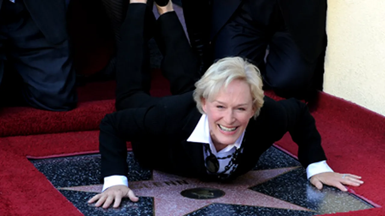 Glenn Close a primit o stea pe Walk of Fame (Galerie foto)