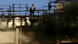 Incendiu la sediul Ministerului egiptean de Interne din Cairo - FOTO