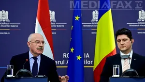 Ministrul ungar de Externe, la MAE: Dacă cineva vrea să pună aici, în spatele meu, drapelul secuiesc, nu sunt împotrivă