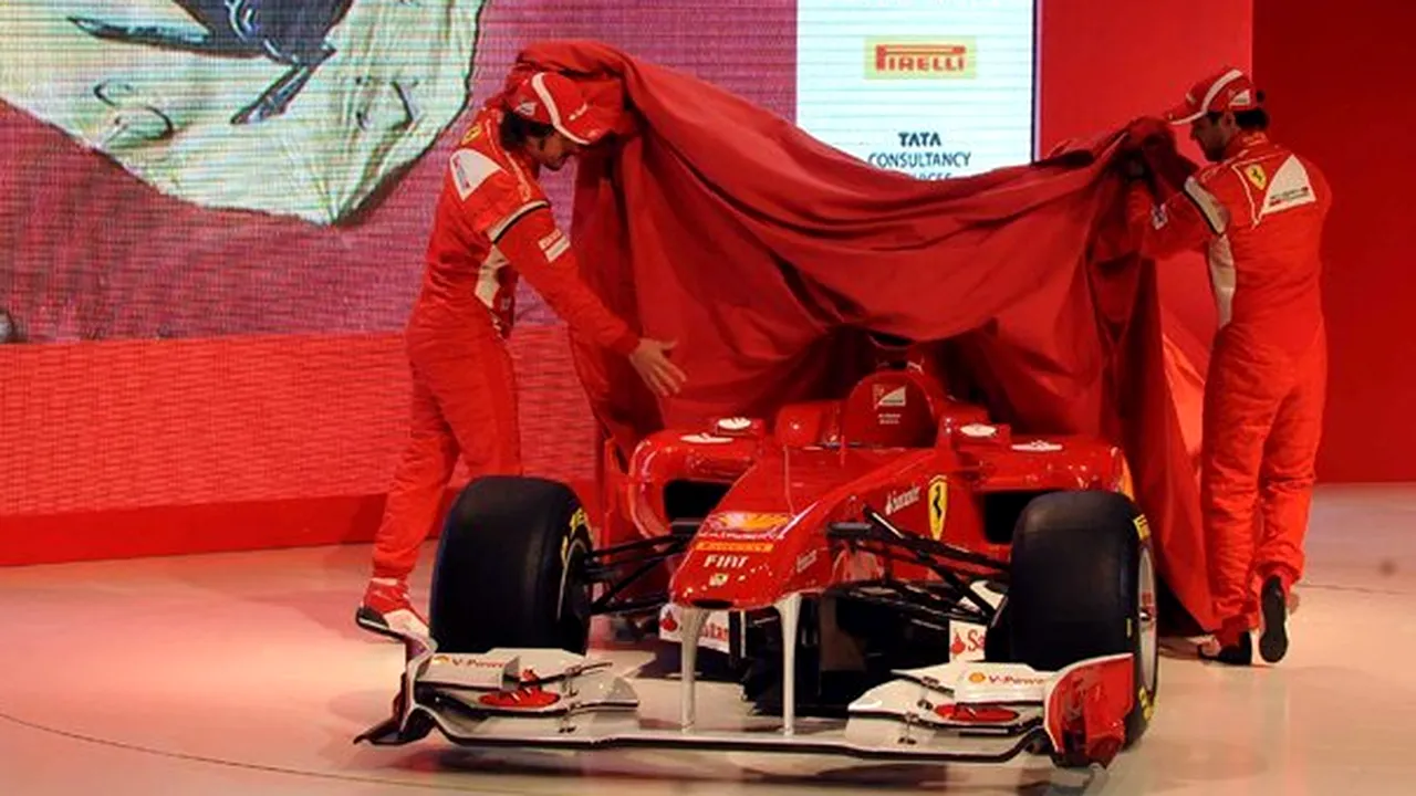 Ferrari, prima echipă care şi-a lansat monopostul pentru 2011. Vezi cum arată - VIDEO