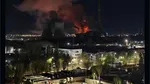 Explozie urmată de incendiu la CET Vest din București
