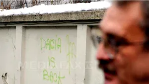 Ambasada Ungariei din Bucureşti, vandalizată