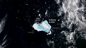 Cel mai mare iceberg din lume devine albastru – Oamenii de știință avertizează: „Dezintegrarea completă, peste câteva zile