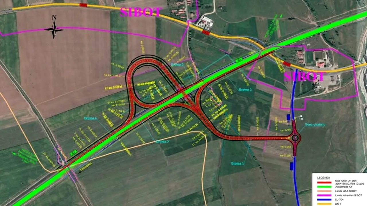 Interes masiv pentru nodul rutier Cugir de pe Autostrada A1: 17 oferte depuse la licitație
